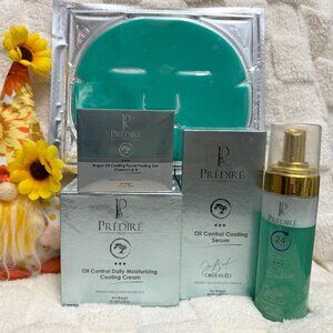 Oil Control Bundle of 5 Paris - Cream, Serum, Peeling gel, Lava foam & Face mask